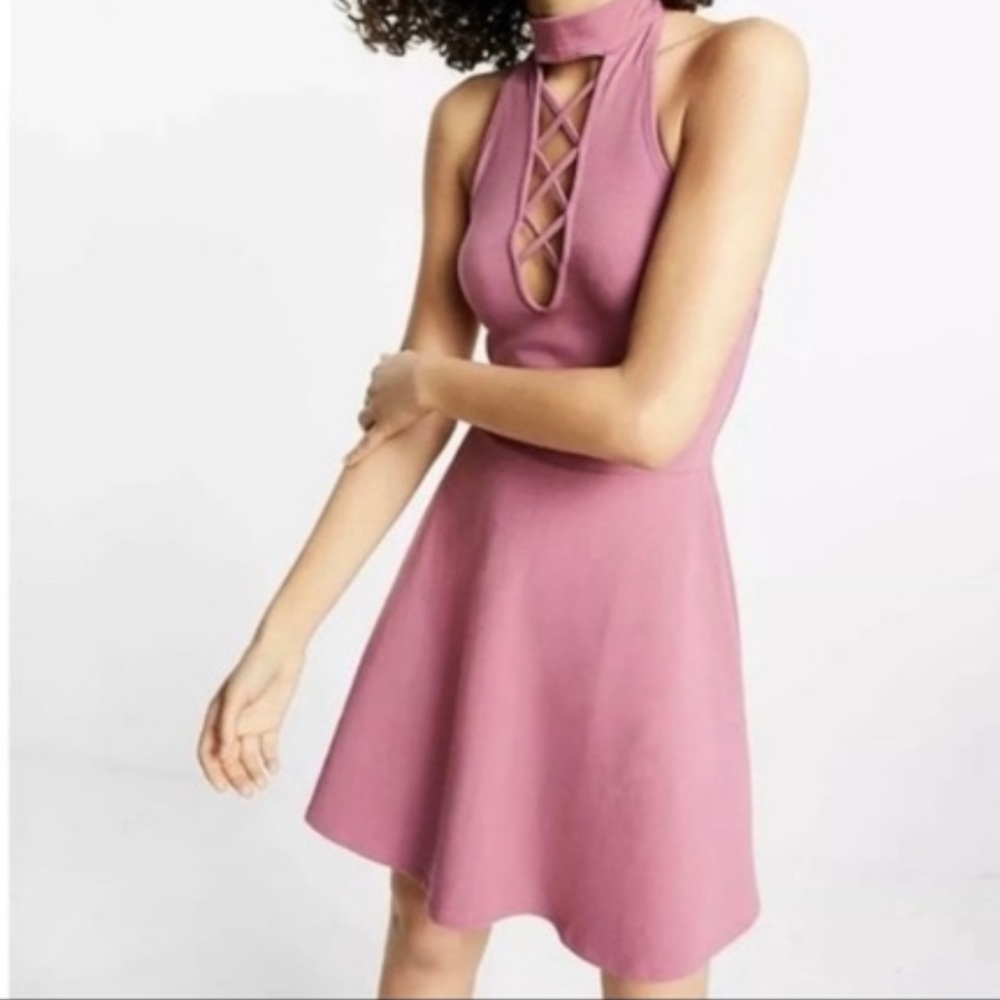 Express backless dress